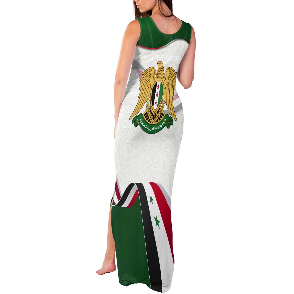 Syria Independence Day Tank Maxi Dress with National Flag and Emblem