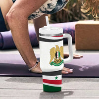 Syria Independence Day Tumbler With Handle with National Flag and Emblem
