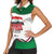 Syria Independence Day Women Sleeveless Polo Shirt with National Flag and Emblem