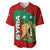Syria National Emblem Baseball Jersey with Map and Flag Pattern