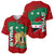 Syria National Emblem Baseball Jersey with Map and Flag Pattern