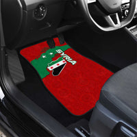 Syria National Emblem Car Mats with Map and Flag Pattern