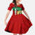 Syria National Emblem Family Matching Long Sleeve Bodycon Dress and Hawaiian Shirt with Map and Flag Pattern