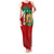 Syria National Emblem Family Matching Tank Maxi Dress and Hawaiian Shirt with Map and Flag Pattern