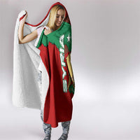 Syria National Emblem Hooded Blanket with Map and Flag Pattern