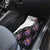 Personalized Bowling Flame Car Mats Black and White Split Pattern and Purple Fireball Graphics - Wonder Print Shop