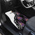 Personalized Bowling Flame Car Mats Black and White Split Pattern and Purple Fireball Graphics - Wonder Print Shop