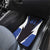 Personalized Bass Fishing Car Mats Jumping Fish and Blue White Lightning Pattern Design - Wonder Print Shop