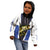 Personalized Bass Fishing Kid Hoodie Jumping Fish and Blue White Lightning Pattern Design - Wonder Print Shop