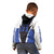 Personalized Bass Fishing Kid Hoodie Jumping Fish and Blue White Lightning Pattern Design - Wonder Print Shop