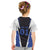 Personalized Bass Fishing Kid T Shirt Jumping Fish and Blue White Lightning Pattern Design - Wonder Print Shop