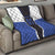 Personalized Bass Fishing Quilt Jumping Fish and Blue White Lightning Pattern Design - Wonder Print Shop
