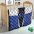 Personalized Bass Fishing Quilt Jumping Fish and Blue White Lightning Pattern Design - Wonder Print Shop