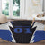 Personalized Bass Fishing Round Carpet Jumping Fish and Blue White Lightning Pattern Design - Wonder Print Shop