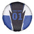 Personalized Bass Fishing Spare Tire Cover Jumping Fish and Blue White Lightning Pattern Design - Wonder Print Shop