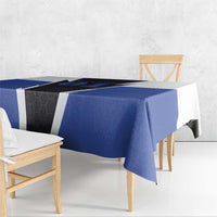 Personalized Bass Fishing Tablecloth Jumping Fish and Blue White Lightning Pattern Design - Wonder Print Shop