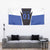 Personalized Bass Fishing Tapestry Jumping Fish and Blue White Lightning Pattern Design - Wonder Print Shop