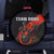 Personalized Bowling Tournament Spare Tire Cover Ball Strike Black And Red Custom Bowling Team - Wonder Print Shop