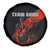 Personalized Bowling Tournament Spare Tire Cover Ball Strike Black And Red Custom Bowling Team - Wonder Print Shop
