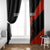 Personalized Bowling Tournament Window Curtain Ball Strike Black And Red Custom Bowling Team - Wonder Print Shop
