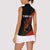 Personalized Bowling Tournament Women Sleeveless Polo Shirt Ball Strike Black And Red Custom Bowling Team - Wonder Print Shop