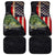 Custom Largemouth Bass Fishing Car Mats American Flag and Bubble Texture Background - Wonder Print Shop