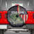 Custom Largemouth Bass Fishing Spare Tire Cover American Flag and Bubble Texture Background - Wonder Print Shop