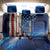 Custom American Flag Universe Patriotic Back Car Seat Cover Blue Galaxy Sky Graphic Design - Wonder Print Shop