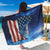 Custom American Flag Universe Patriotic Sarong Blue Galaxy Sky Graphic Design - Wonder Print Shop