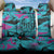 Personalized Ride Like a Girl Back Car Seat Cover Motocross Graphic and Turquoise Pink Graffiti Design - Wonder Print Shop