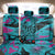 Personalized Ride Like a Girl Back Car Seat Cover Motocross Graphic and Turquoise Pink Graffiti Design - Wonder Print Shop