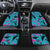 Personalized Ride Like a Girl Car Mats Motocross Graphic and Turquoise Pink Graffiti Design - Wonder Print Shop