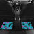 Personalized Ride Like a Girl Car Mats Motocross Graphic and Turquoise Pink Graffiti Design - Wonder Print Shop