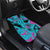 Personalized Ride Like a Girl Car Mats Motocross Graphic and Turquoise Pink Graffiti Design - Wonder Print Shop