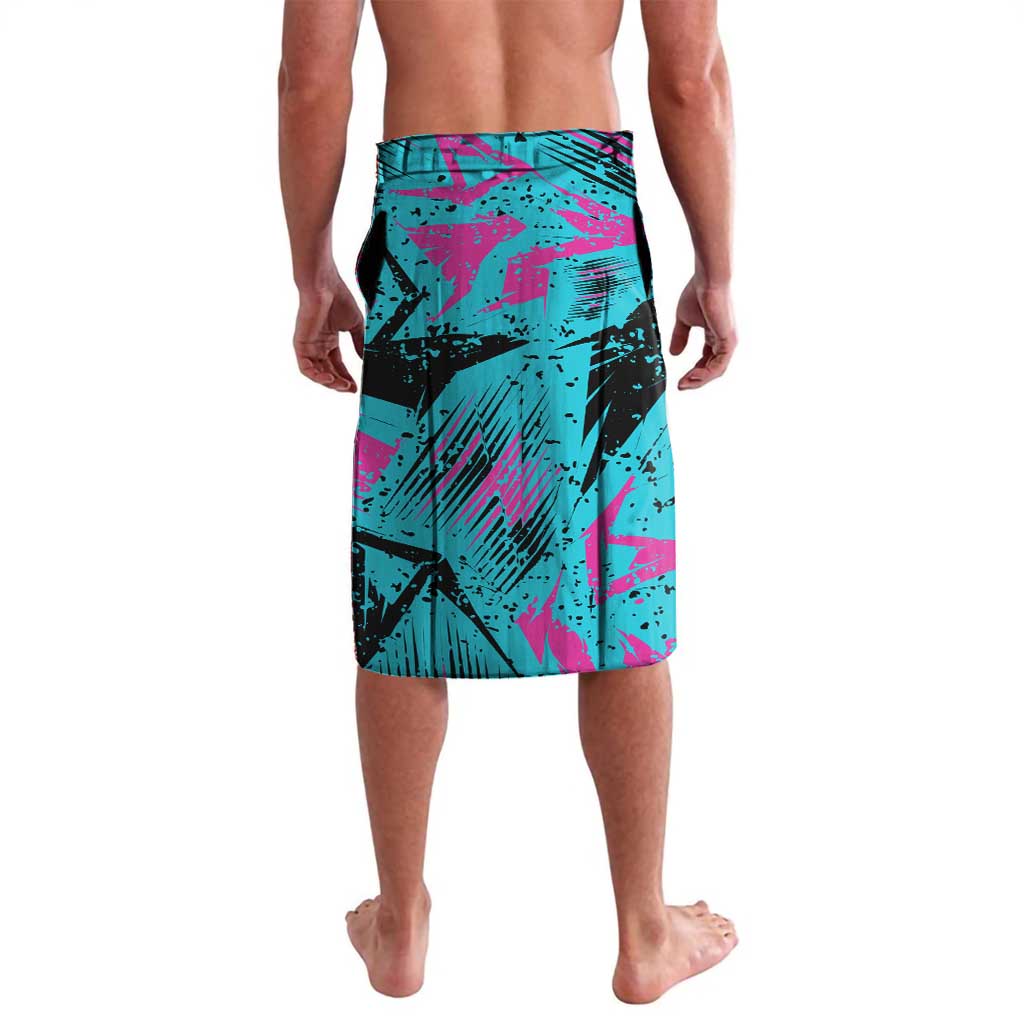 Personalized Ride Like a Girl Lavalava Motocross Graphic and Turquoise Pink Graffiti Design - Wonder Print Shop