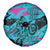 Personalized Ride Like a Girl Spare Tire Cover Motocross Graphic and Turquoise Pink Graffiti Design - Wonder Print Shop