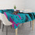 Personalized Ride Like a Girl Tablecloth Motocross Graphic and Turquoise Pink Graffiti Design - Wonder Print Shop