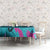 Personalized Ride Like a Girl Tablecloth Motocross Graphic and Turquoise Pink Graffiti Design - Wonder Print Shop