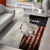 Walleye Fishing Area Rug American Flag Vintage Design and Custom Name Option - Wonder Print Shop