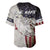 Walleye Fishing Baseball Jersey American Flag Vintage Design and Custom Name Option - Wonder Print Shop