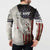 Walleye Fishing Button Sweatshirt American Flag Vintage Design and Custom Name Option - Wonder Print Shop