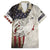 Walleye Fishing Family Matching Puletasi and Hawaiian Shirt American Flag Vintage Design and Custom Name Option - Wonder Print Shop