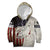 Walleye Fishing Kid Hoodie American Flag Vintage Design and Custom Name Option - Wonder Print Shop
