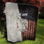 Walleye Fishing Quilt American Flag Vintage Design and Custom Name Option - Wonder Print Shop
