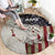 Walleye Fishing Round Carpet American Flag Vintage Design and Custom Name Option - Wonder Print Shop