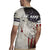 Walleye Fishing Rugby Jersey American Flag Vintage Design and Custom Name Option - Wonder Print Shop