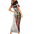Walleye Fishing Short Sleeve Bodycon Dress American Flag Vintage Design and Custom Name Option - Wonder Print Shop