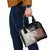 Walleye Fishing Shoulder Handbag American Flag Vintage Design and Custom Name Option - Wonder Print Shop