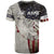 Walleye Fishing T Shirt American Flag Vintage Design and Custom Name Option - Wonder Print Shop