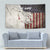 Walleye Fishing Tapestry American Flag Vintage Design and Custom Name Option - Wonder Print Shop